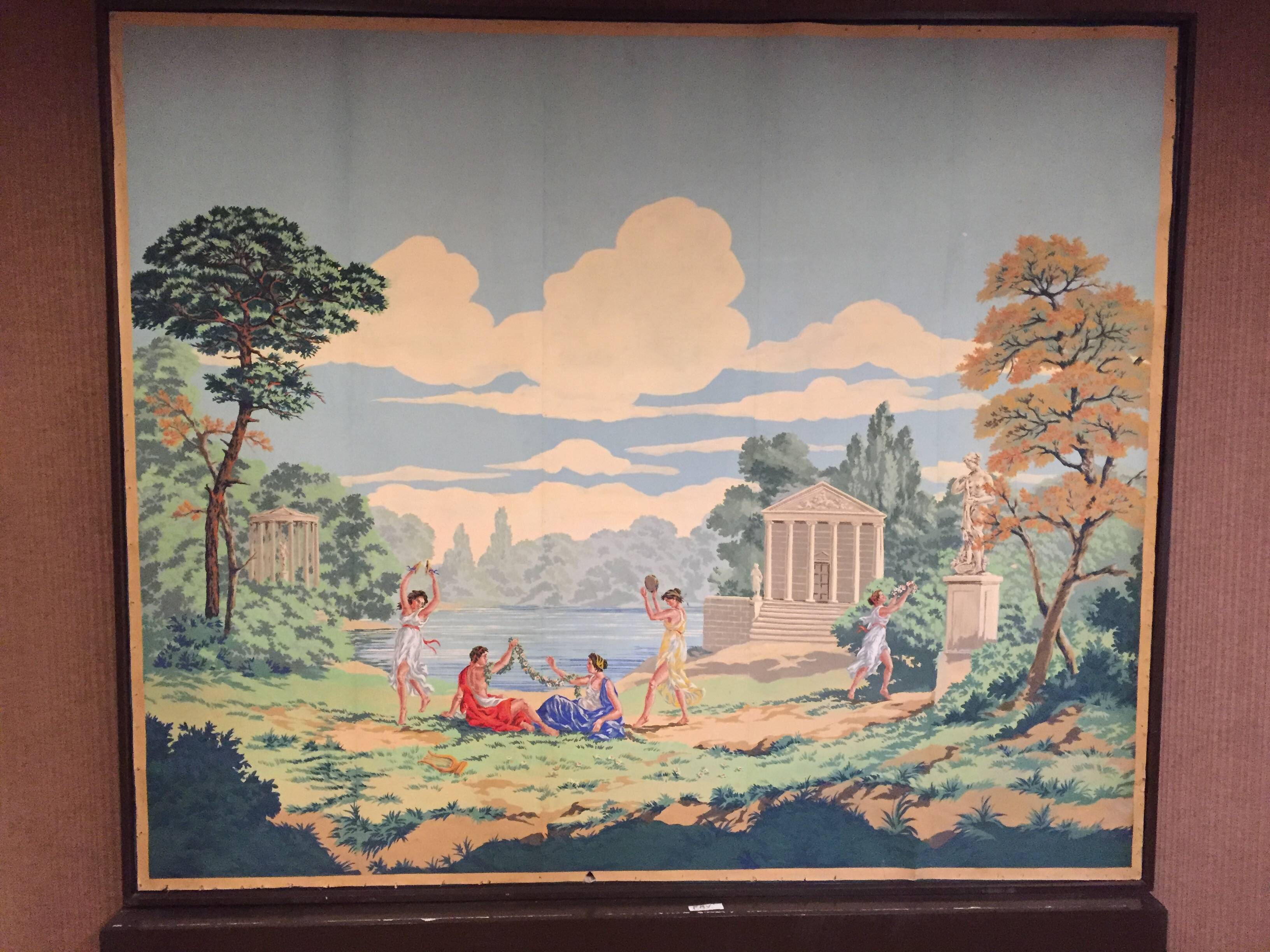 Panoramique peint à la main par l'artiste Régnié