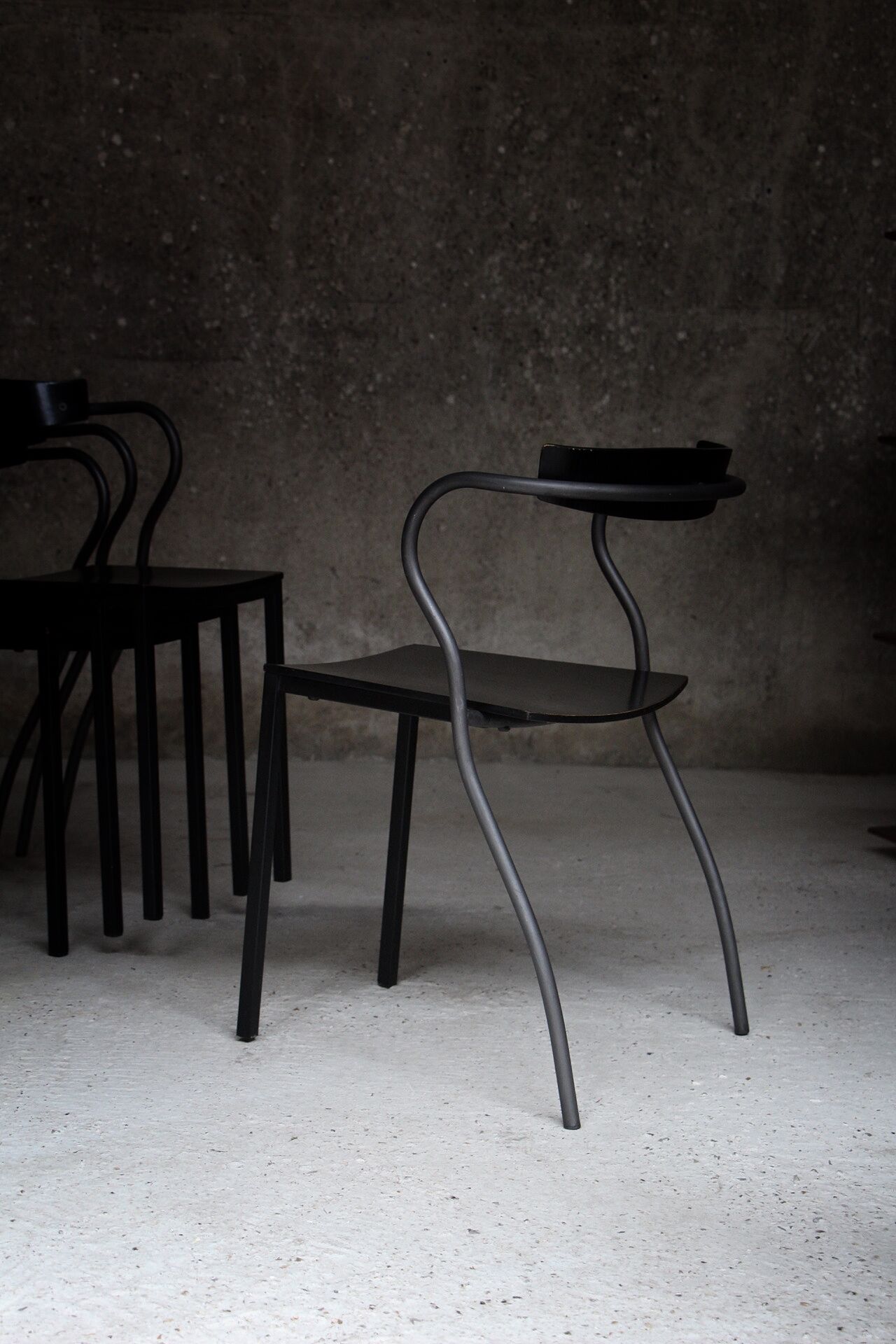 Suite de  4 chaises "Rio" par Pascal Mourgue pour Artelano