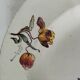 Assiette creuse Terre de Fer HB & Cie décor fleurs des champs 1900-1910