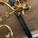 Gilded bronze chandelier Louis XV