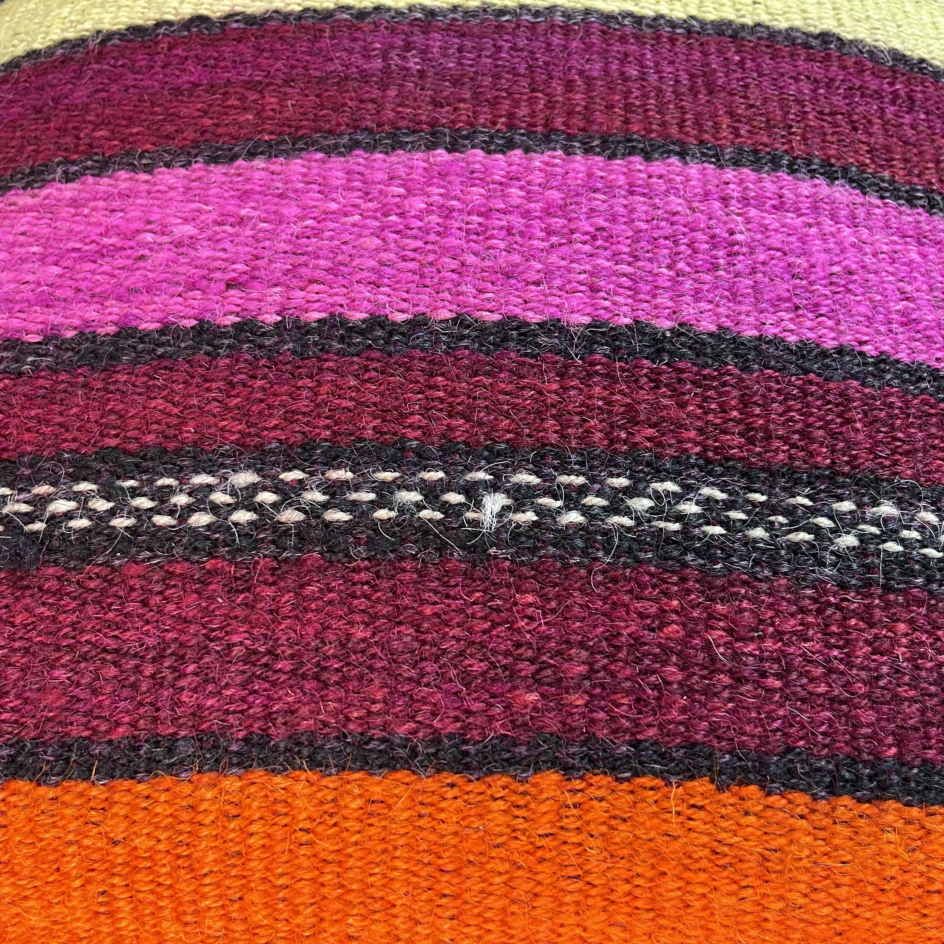 Vintage turkish kilim cushion cover , 40 x 40 cm