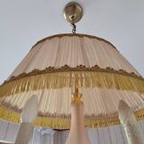 Vintage hanging chandelier with fringes