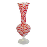 Vase Opaline Vintage de Style Murano