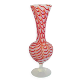 Vase Opaline Vintage de Style Murano