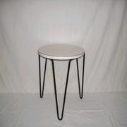 Tabouret tripode - Florence Knoll - Hairpin modèle 75 des années 50