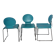 Dining Chairs, Italy, 1970s, Set of 3