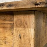 Farmhouse table with turned legs