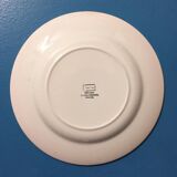 Set of 4 plates Digoin Sarreguemines "Tartan"