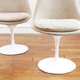 2 Chaises – Tulipe - Eero SAARINEN – Knoll - Pivotante