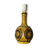 Unique helleroe table lamp - danish pottery artist - handmade in denmark - vintage ceramic light