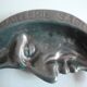 moon ashtray enameled cast iron