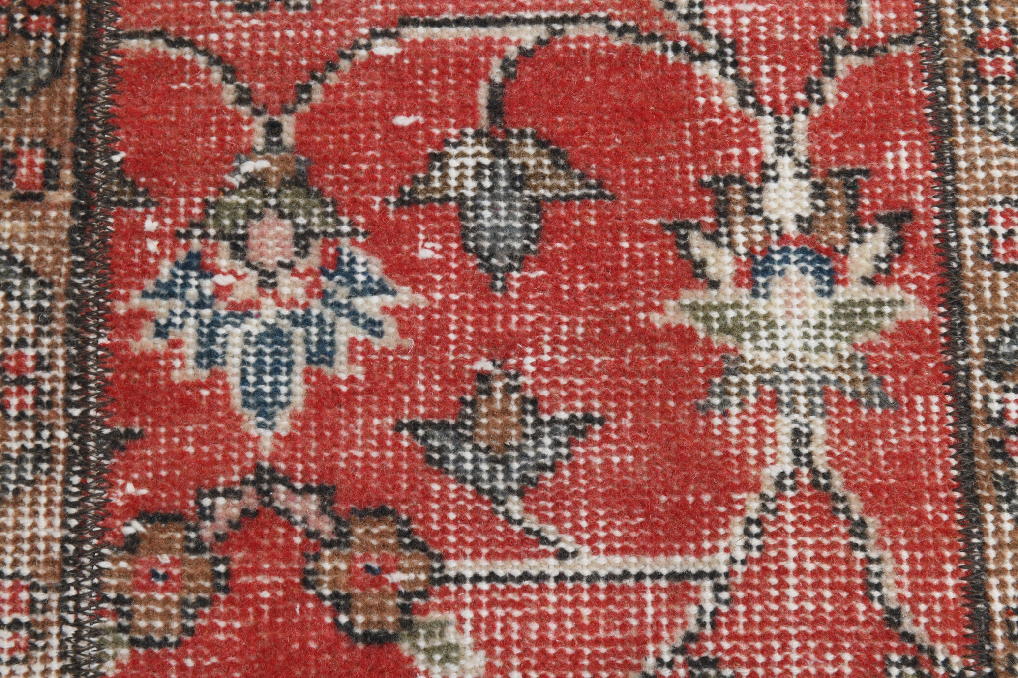 Vintage runner rug. 69x199cm