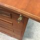 Curved desk Ordo vintage scandinavian teak