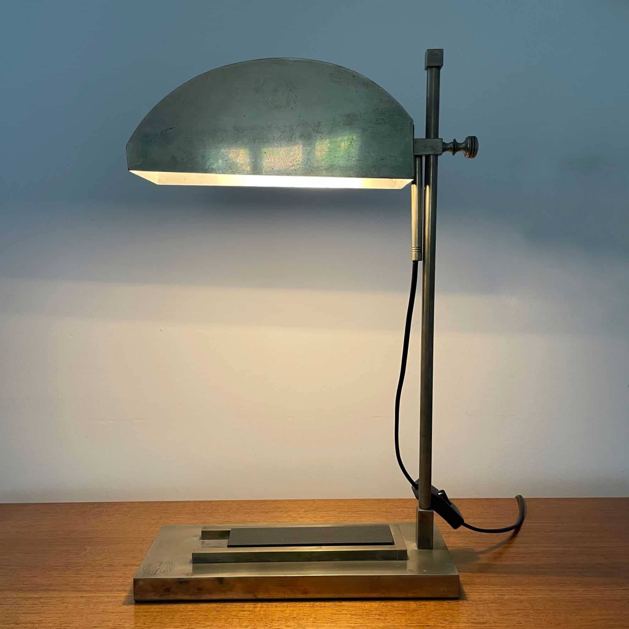 Bauhaus desk lamp, design Marcel Breuer for the Paris Exhibition, 1925