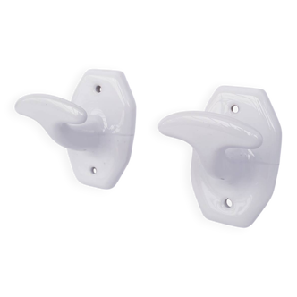 Patères en porcelaine, années 30