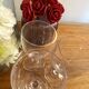 Set de 3 verres à vin blanc en verre taillé