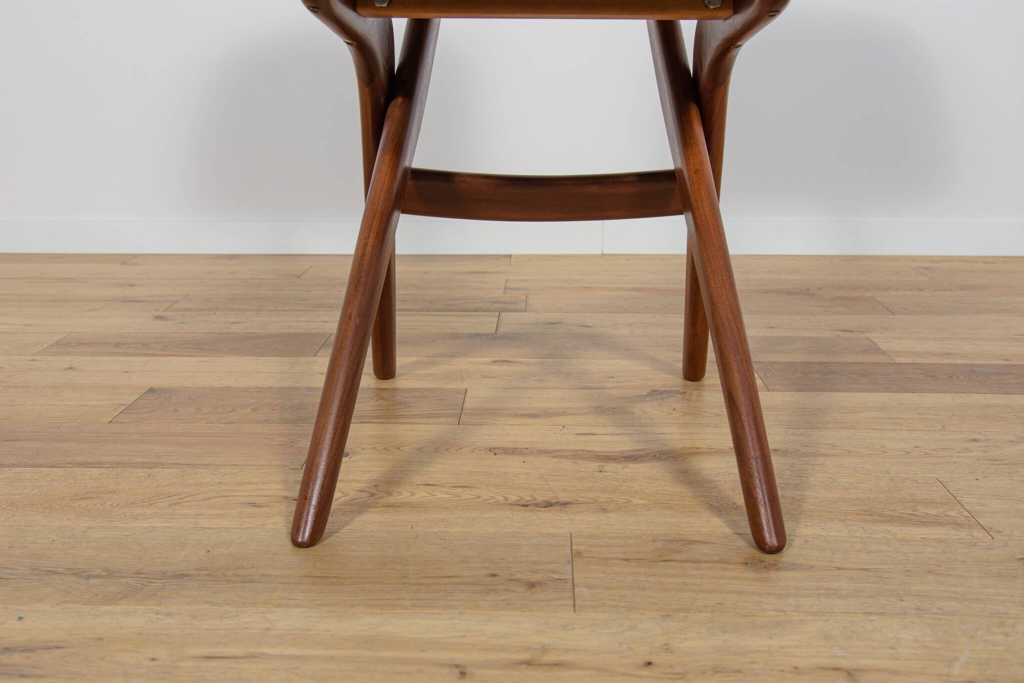 Mid-Century Teak Dining Chairs  Scissor by Louis van Teefelen for Wébé, Netherlands, 1950s, Set of 4