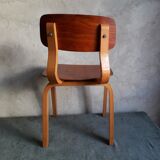 Children's school chair made of vintage wood