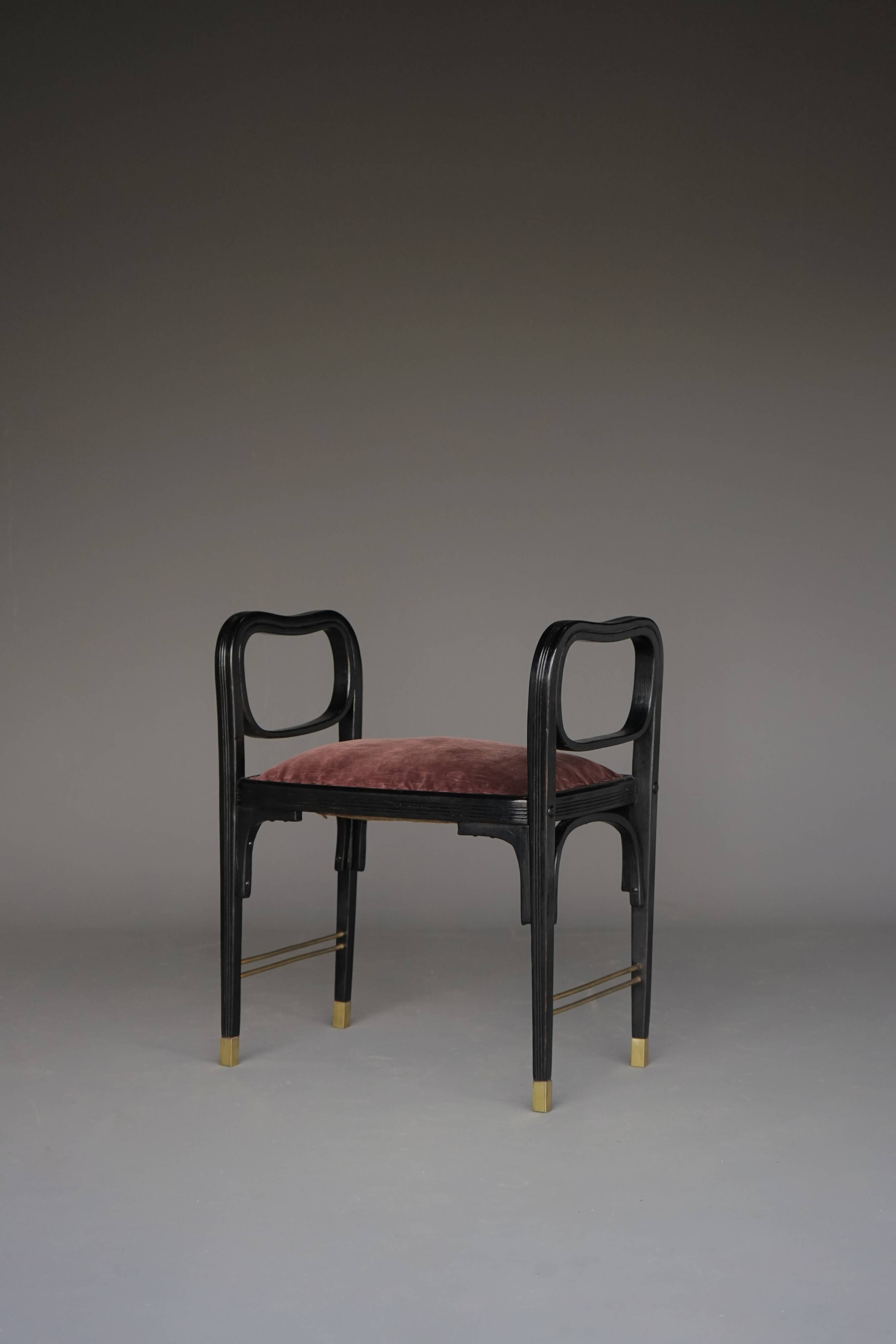 Bentwood Stool model 412 by Otto Wagner for J.& J.Kohn, 1902