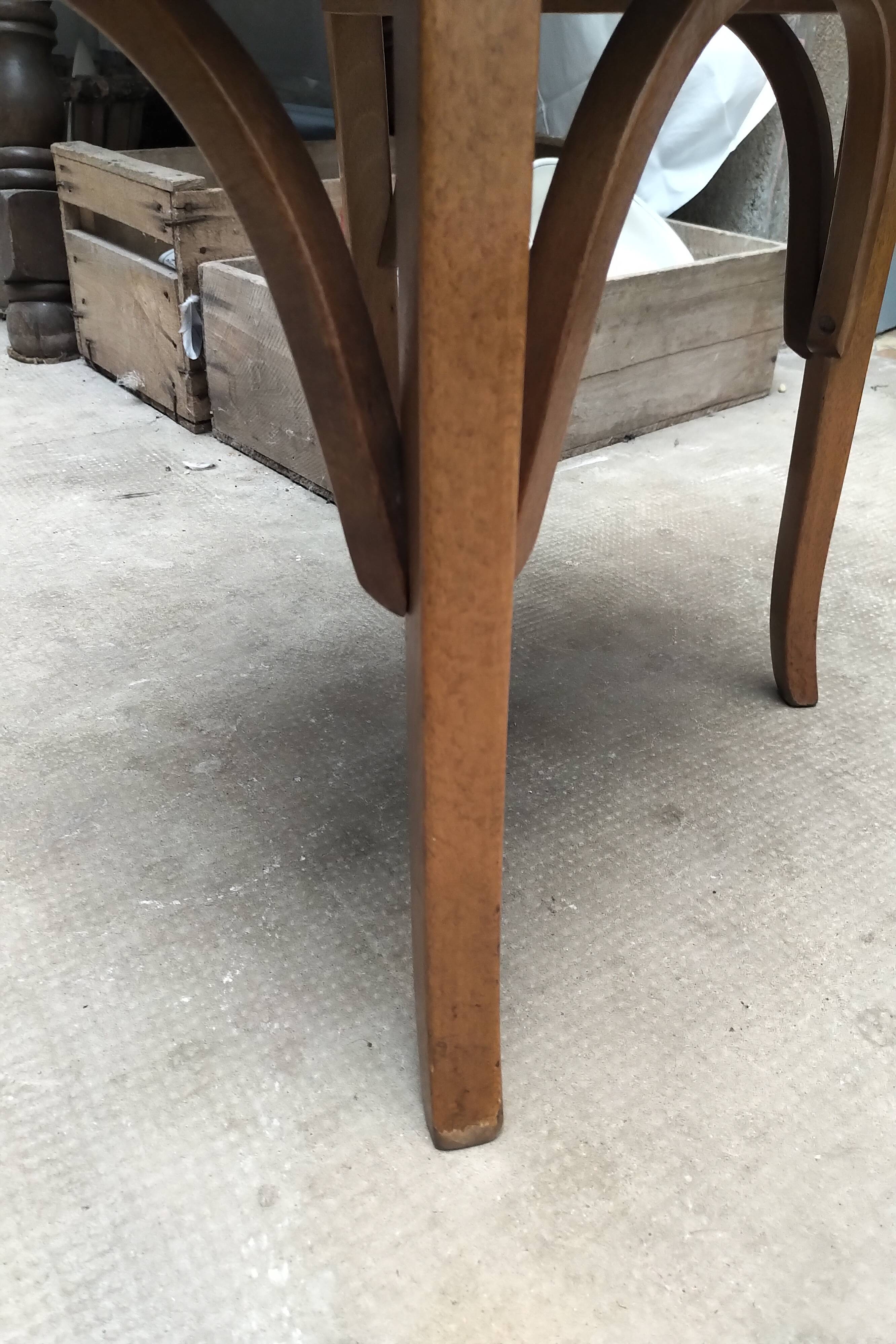 Fauteuil Baumann bois courbé
