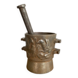 Mortar, cast iron pestle