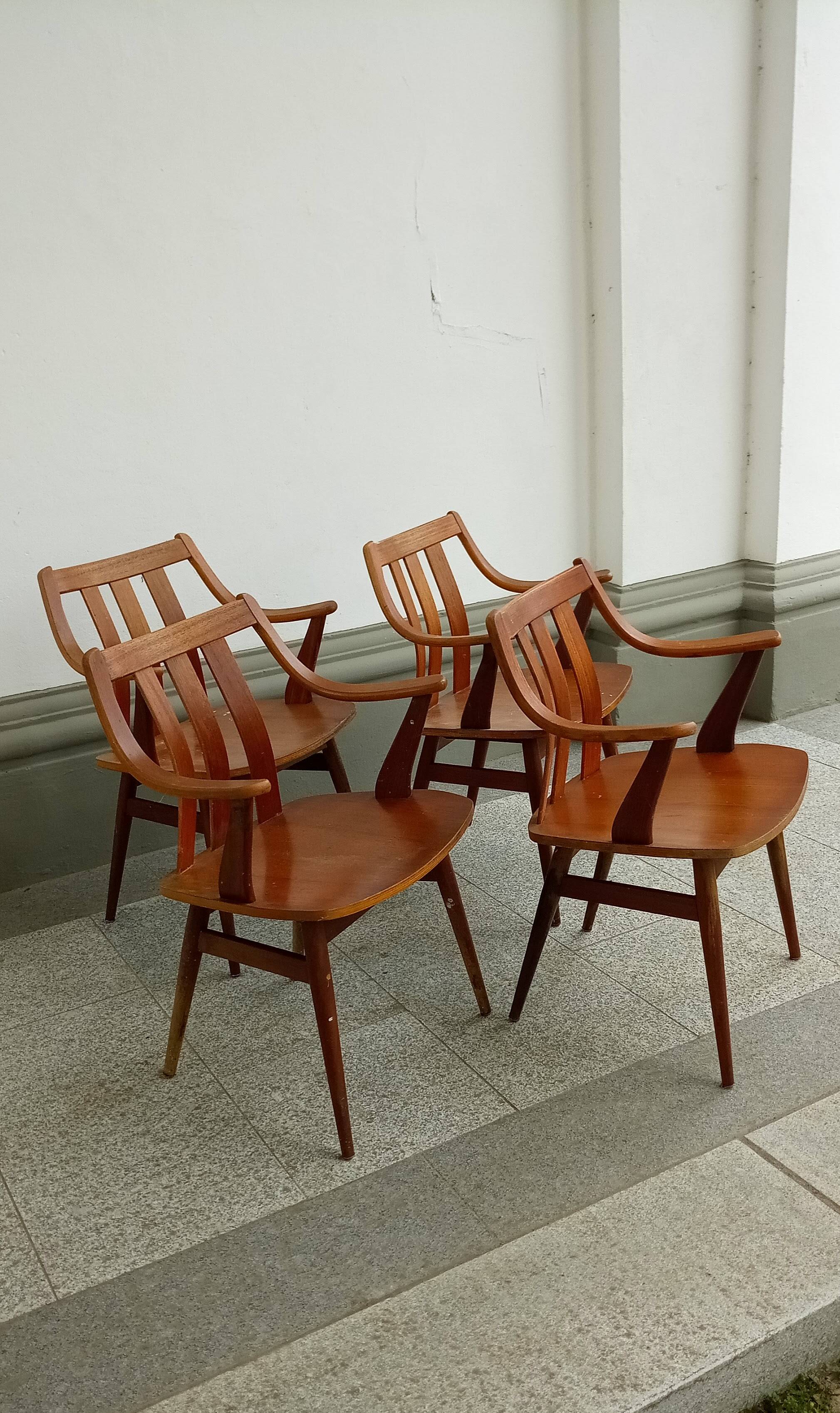 set of five armchairs by Cees Braakman für Pastoe