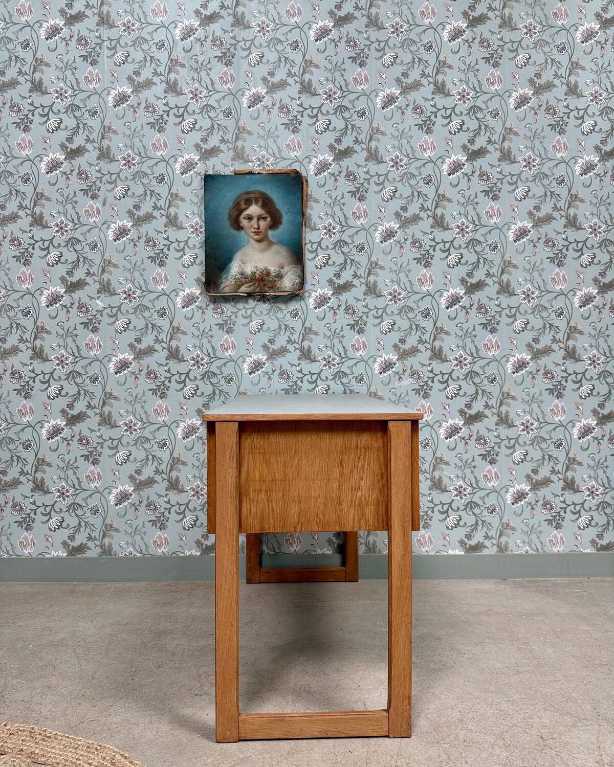 Oak desk from the 70s (renovated)