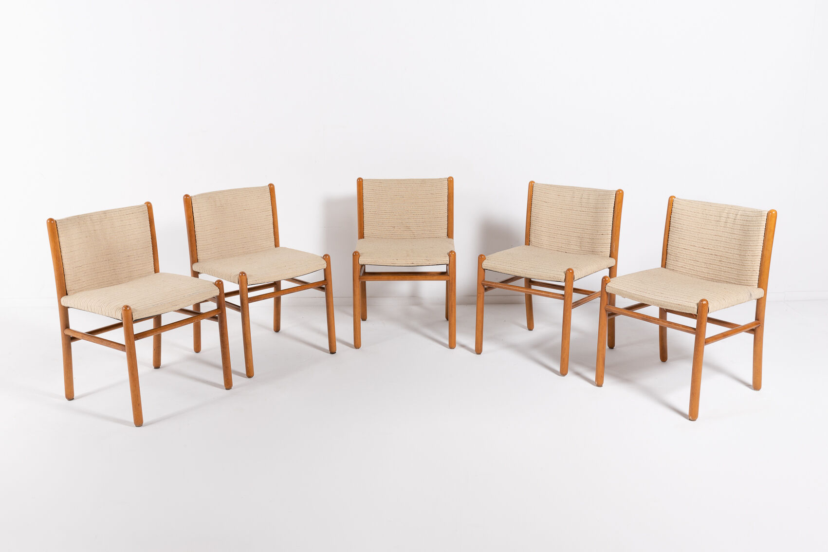 Set of 5 chairs 'Nuela' by Gianfranco Frattini Italy 1970
