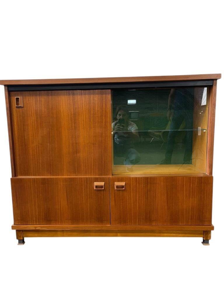 Bar cabinet / display cabinet / vintage furniture with glass section