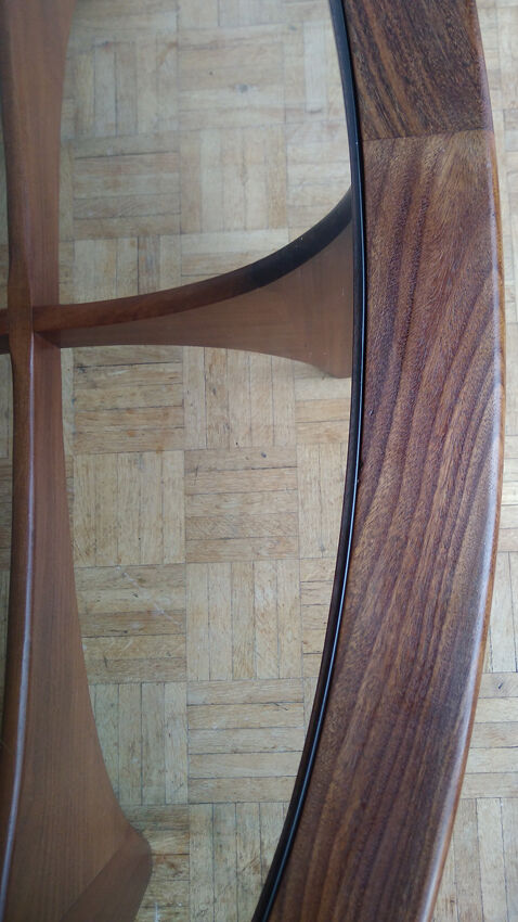 Astro oval coffee table - designer Victor Wilkins - edition g plan - 1960