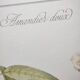 Botanical board -Sweet Almond- Illustration of medicinal plants and herbs