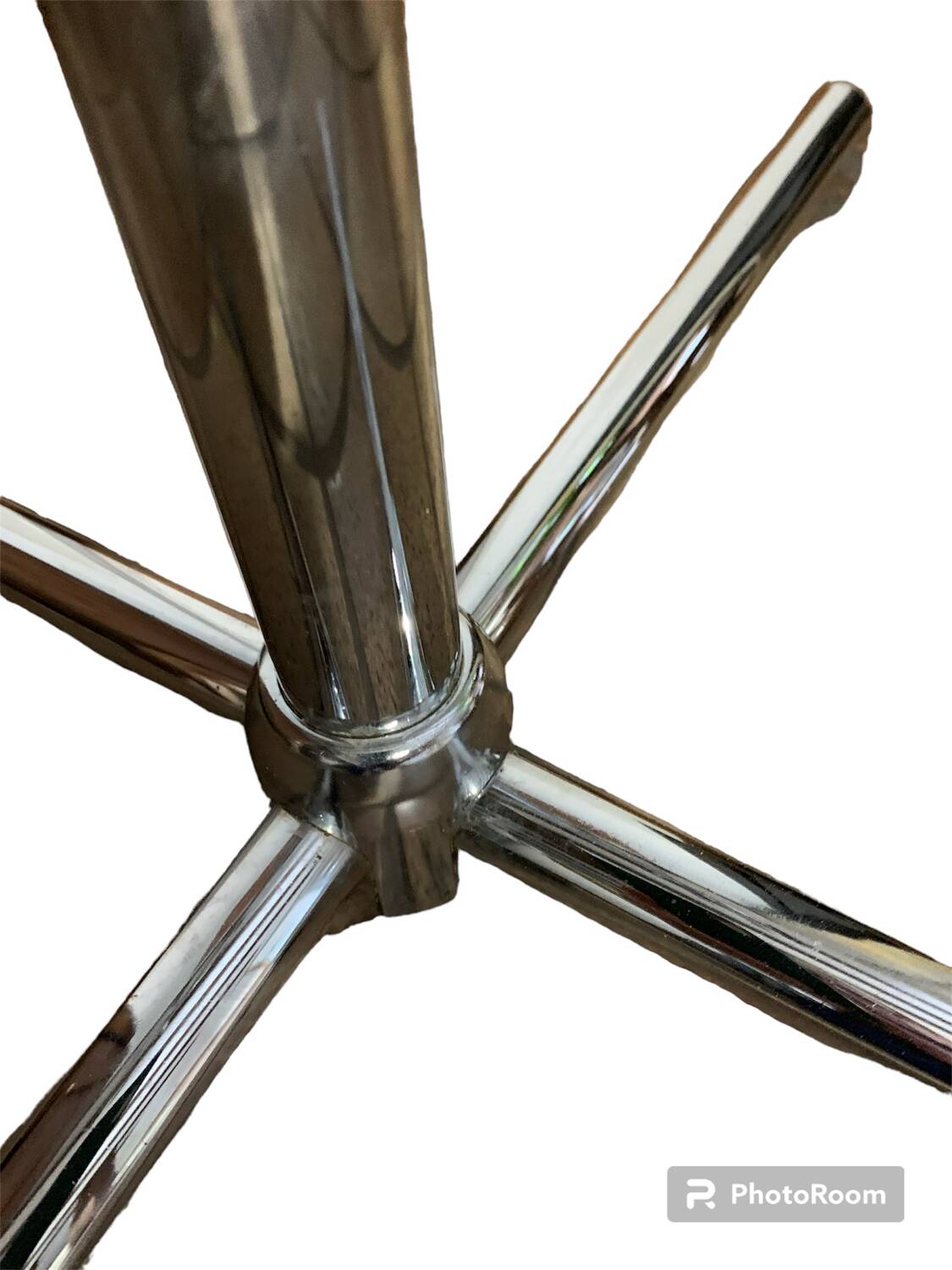 Parrot coat rack on chrome stand