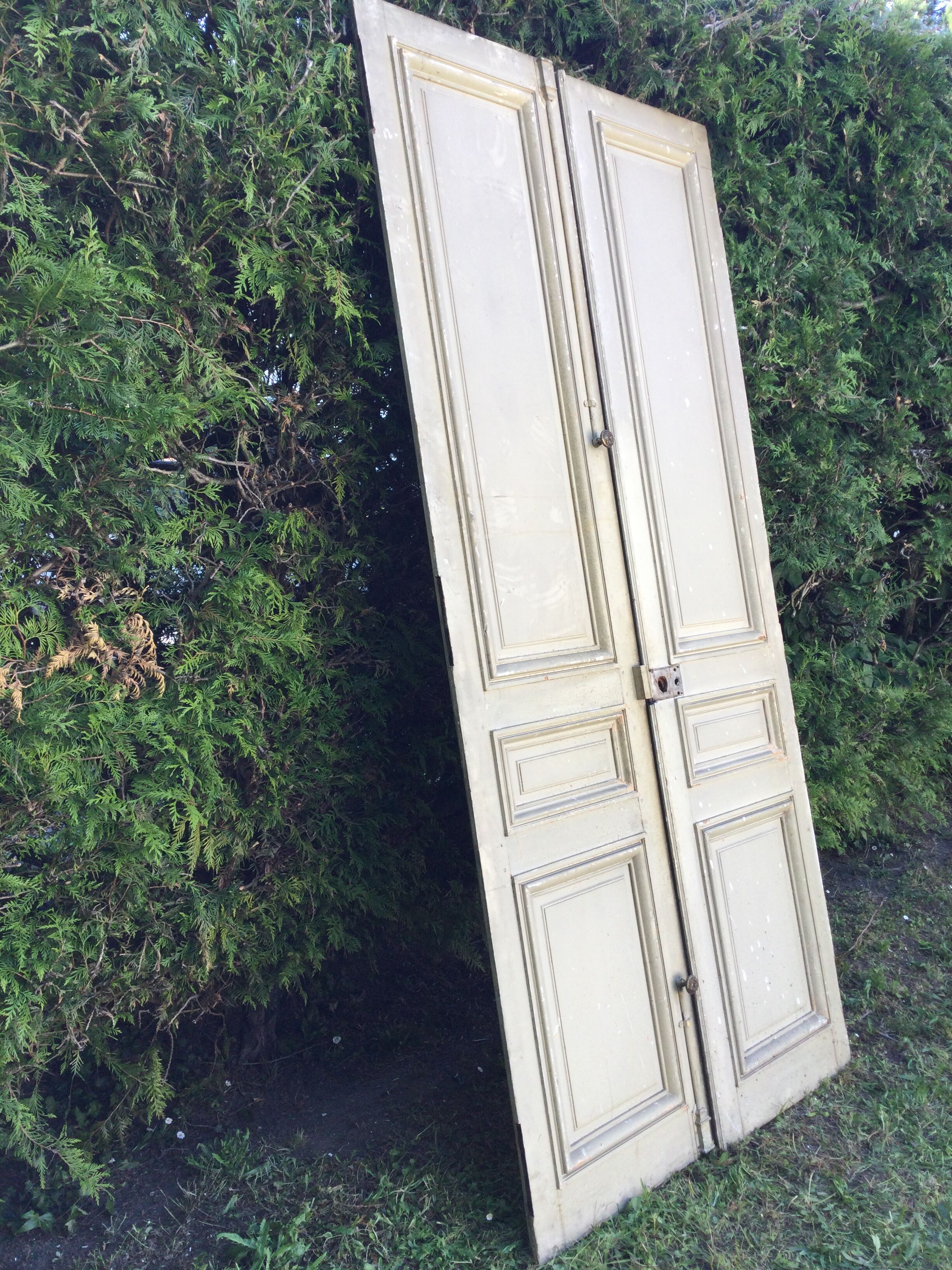 Paire de portes bois 270 cm