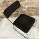 Lot de 4 chaises années 70 métal chromé