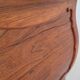 Curved Louis XV style commode in mahogany.