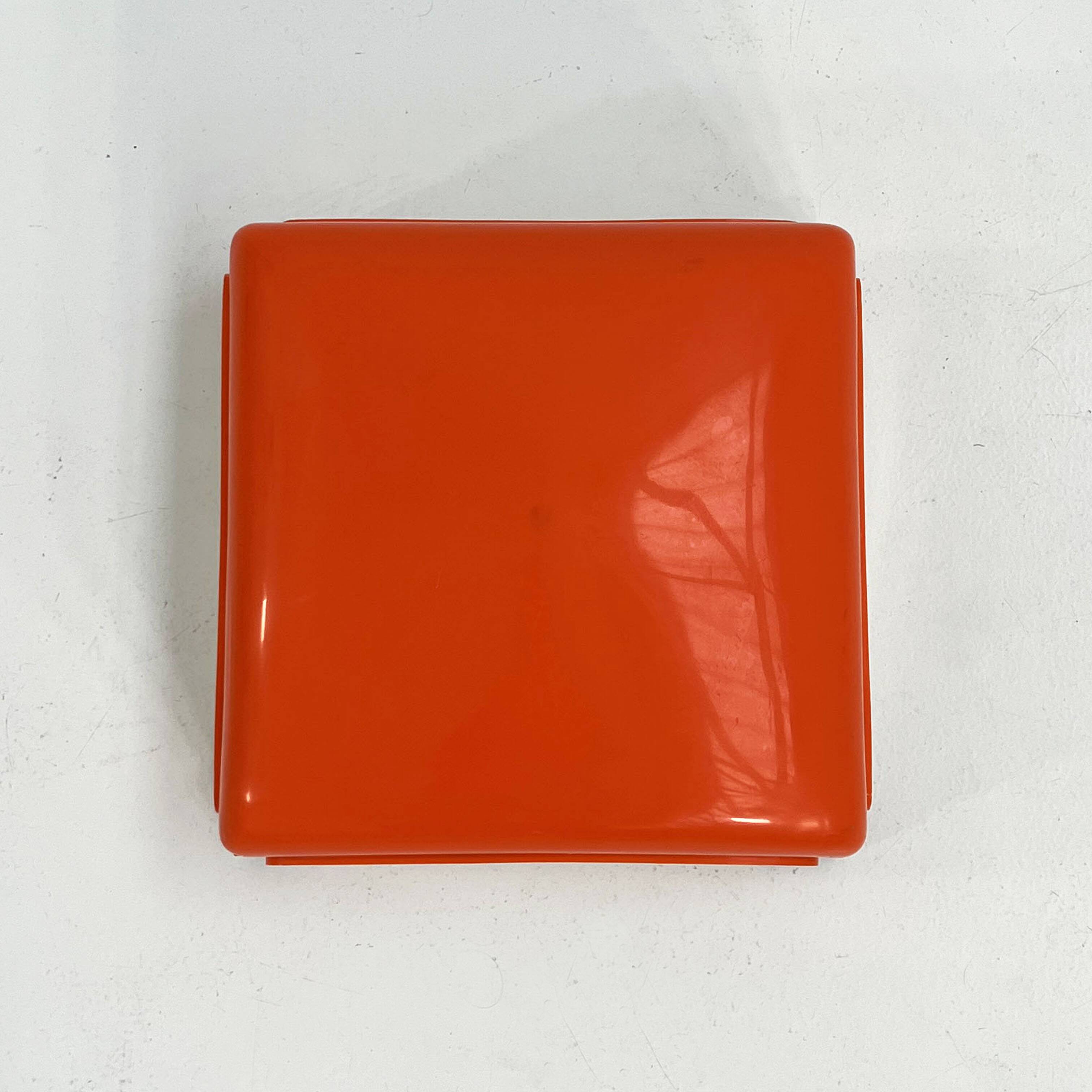 Cnosso Orange wall lamp by Angelo Mangiarotti for Artemide, 1960