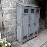 Patinated industrial wardrobe