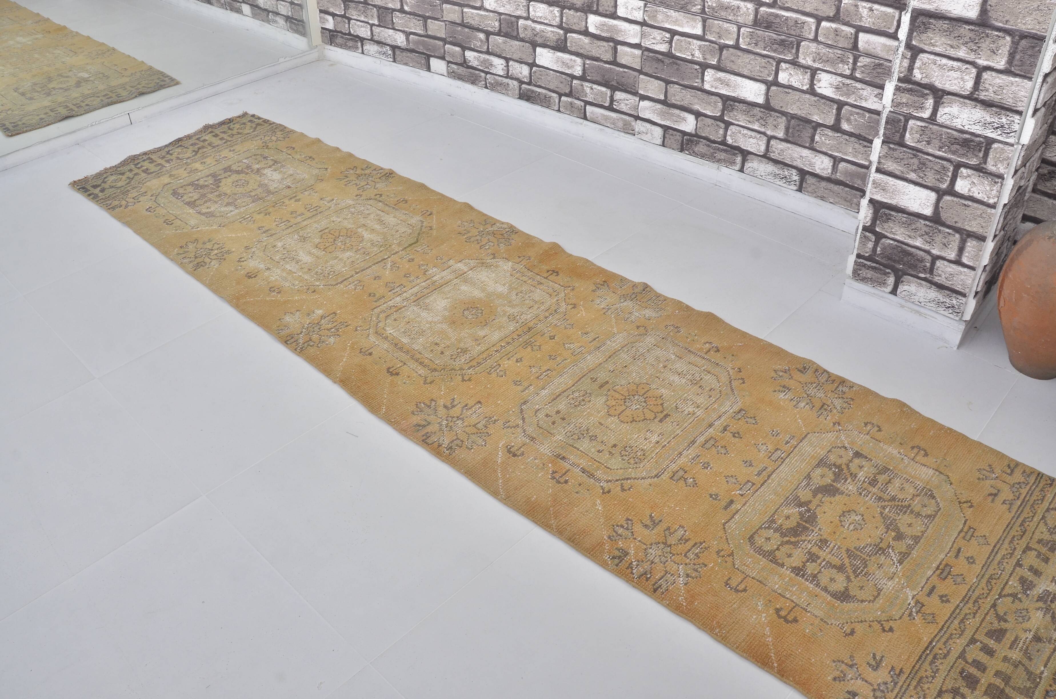 Hallway Antique Oushak Runner Rug sku 2281