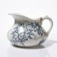 Toilet bowl Terre de Fer "Floréal", Givors pottery, 19th-century floral decoration.