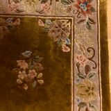 Chinese silk carpet, 124 cm x 62 cm