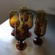Verres couleur ambre