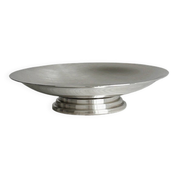 Shiny silver metal cup