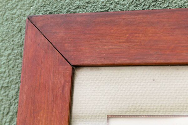 Dessin encadré, 19ème siècle, la Sambre