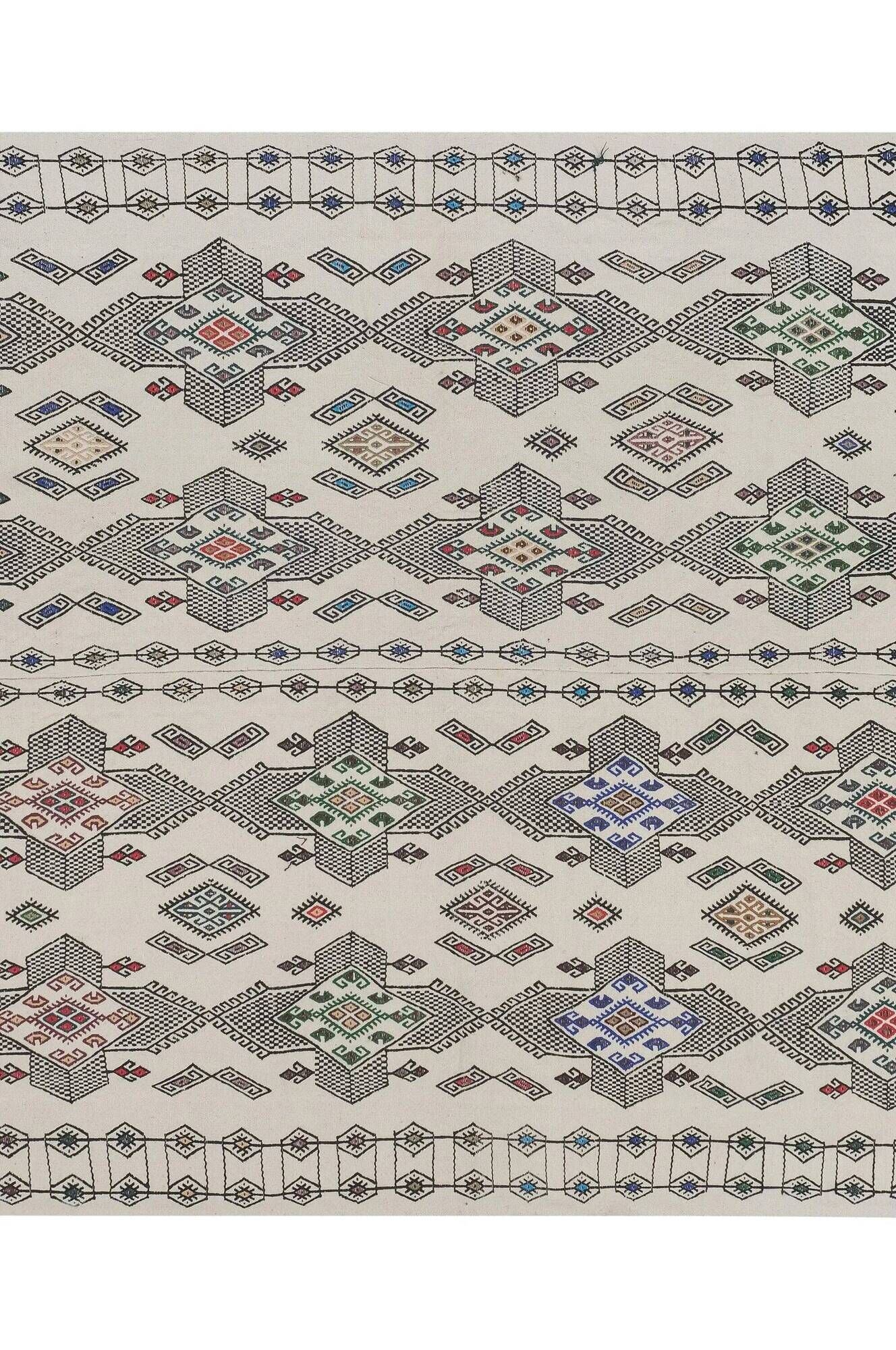 Vintage Turkish kilim, handwoven, 170x210 cm.