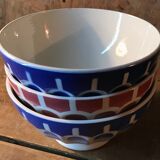 Series of 3 bowls Digoin Sarreguemines