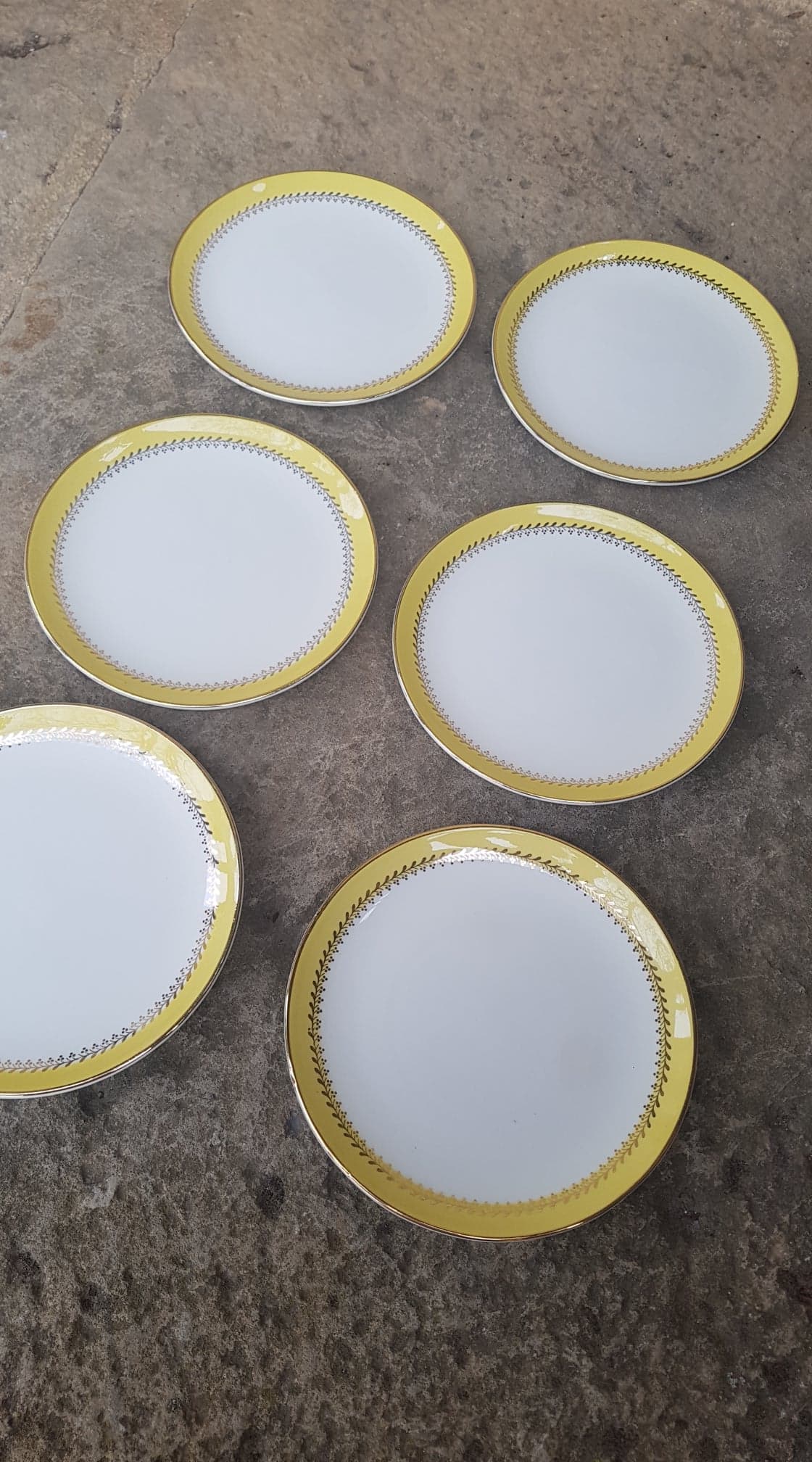 Lot de 6 assiettes Biarritz