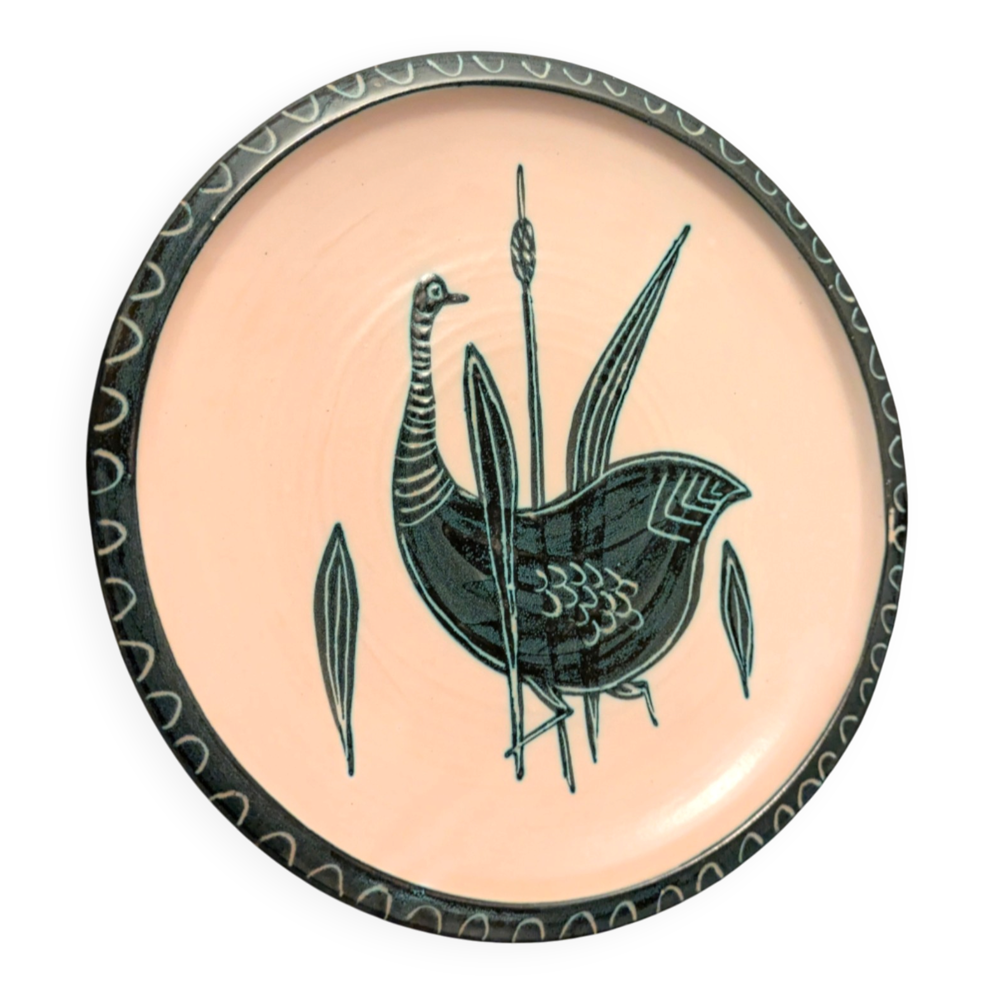 Collection plate Yvon Roy Vallauris