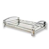 Modernist mirrored tray, France 1940 /1950
