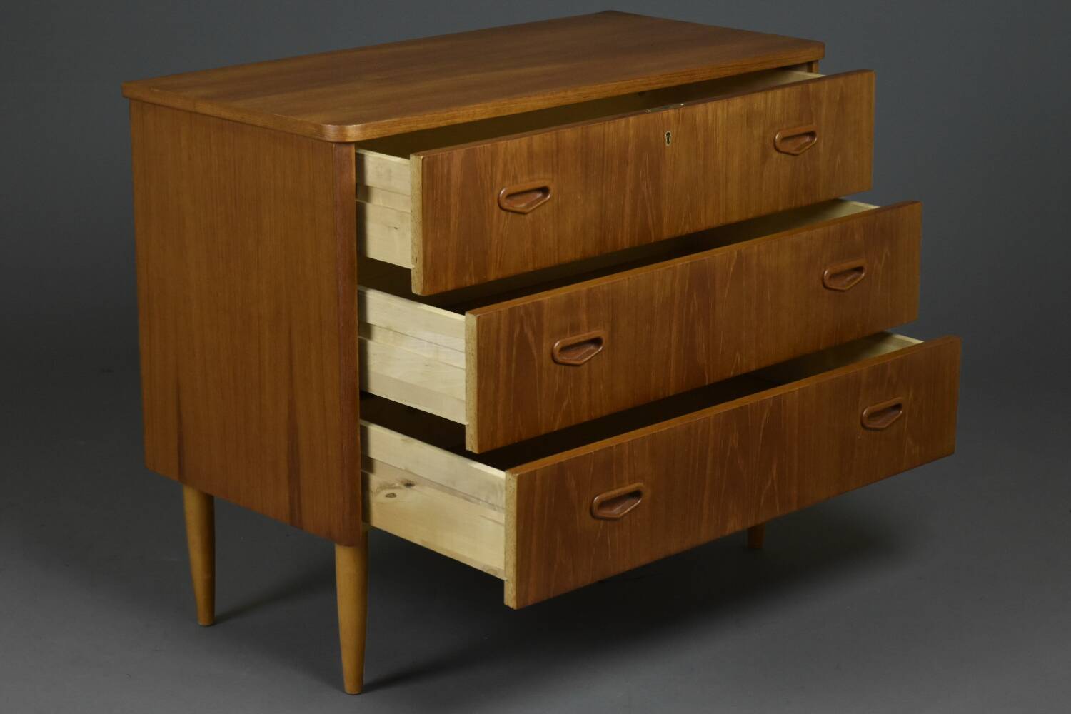 Commode scandinave en teck, années 1960