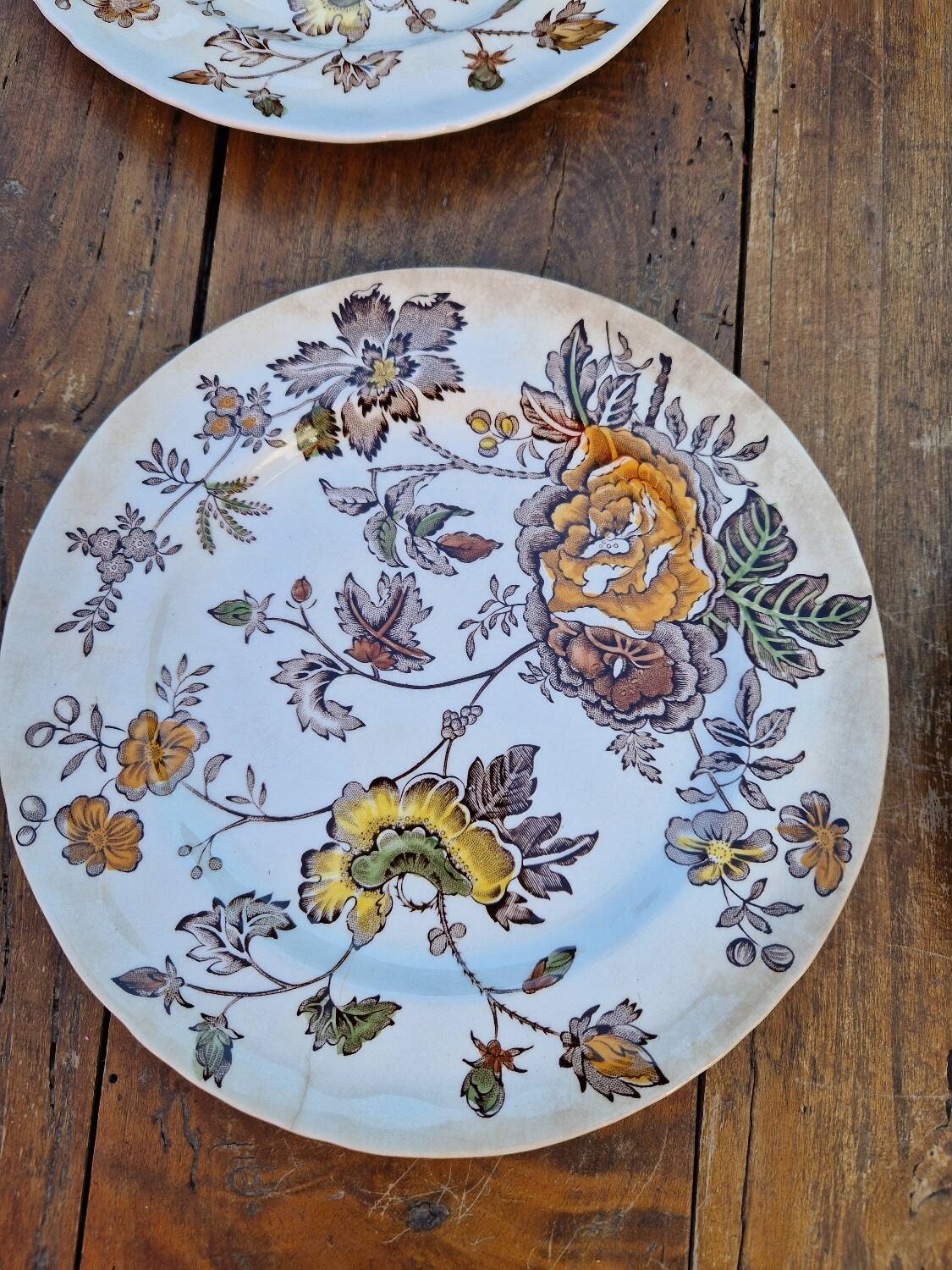 Set of 8 English Dessert Plates Mason's Chantilly Pattern